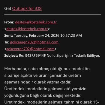 3 Aylık Kargo Gecikmesi Ve Tam İade Talebi