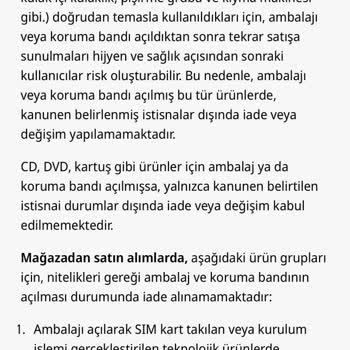 Dyson Airwrap İade Talebimin Haksız Reddedilmesi