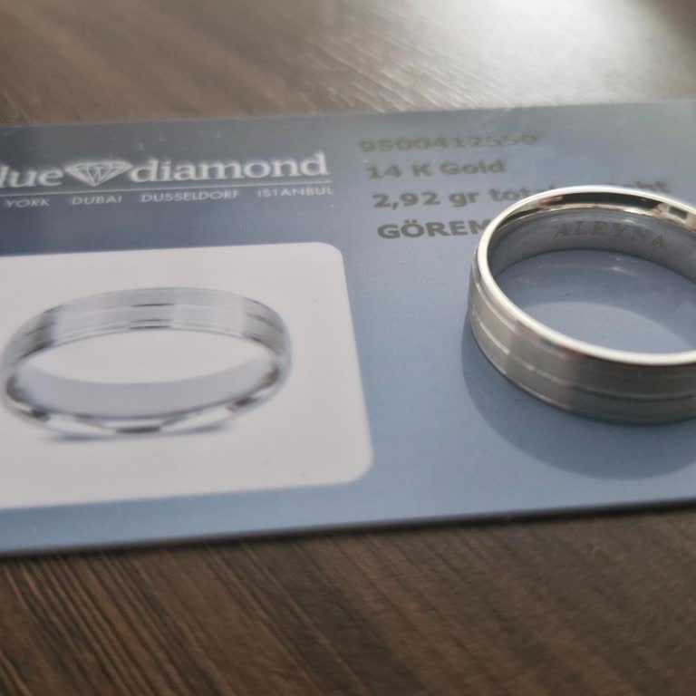 Blue Diamond Alyans Ölçüsü Ücretsiz Düzeltilmeli