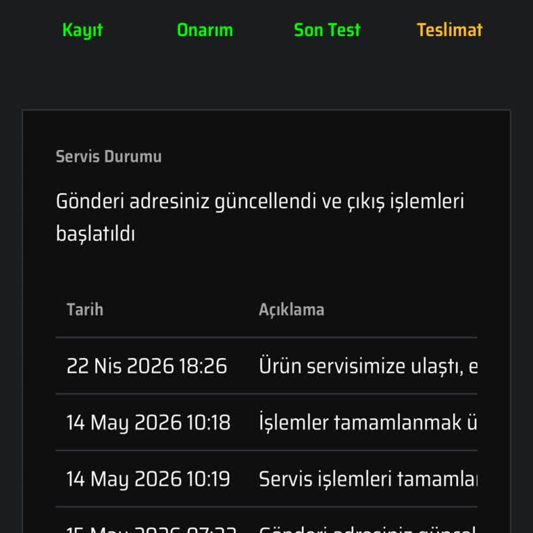 Monster Tulpar Serviste Yanıltıcı İşlem Tamamlandı Bilgisi Ve Kargo Gecikmesi