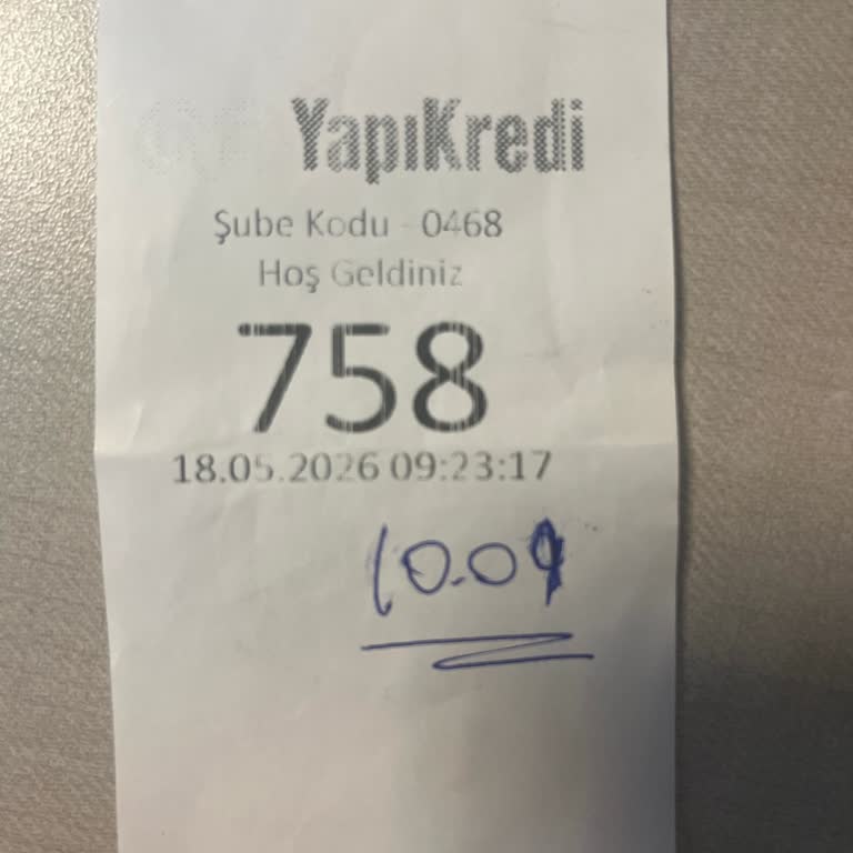 Yapı Kredi Şubesinde 45 Dakikalık Bekleme Ve Duyarsız Personel