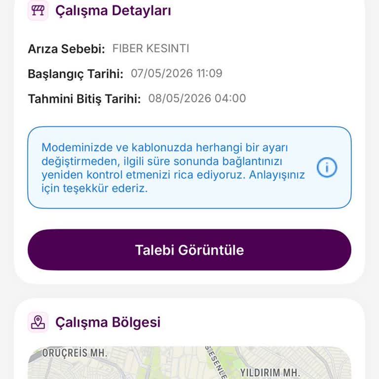 Uzun Süreli İnternet Kesintisi Ve Müşteri Hizmetlerine Ulaşılamaması