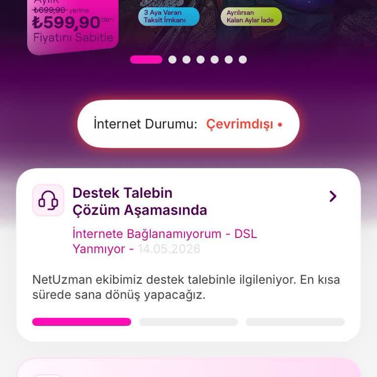 TurkNet İnternet Kesintisi Çocuğumun Sınav Dönemi Eğitimine Engel Oluyor