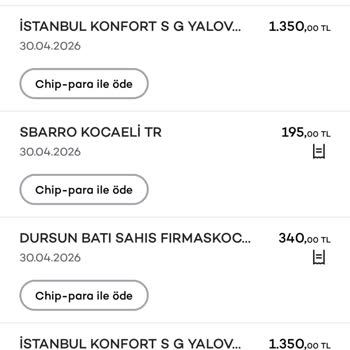 Kampanya Şartlarını Sağladım, Chip-Para Yüklenmedi
