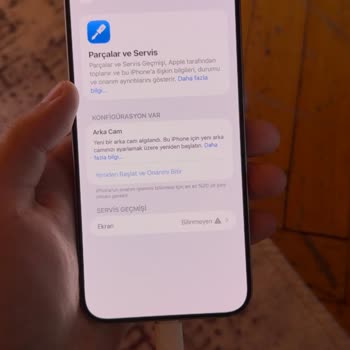 Mükemmel Kategori İphone’da Ekran Algılanamadı Ve Bilinmeyen Parça Uyarısı