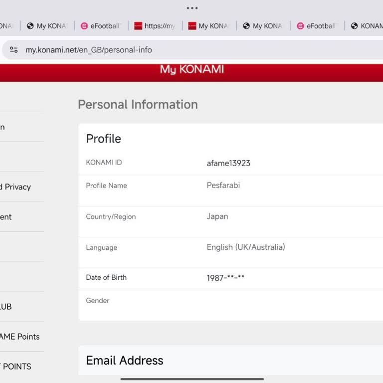 I Want Konami to Restore My Original eFootball 2026 Account