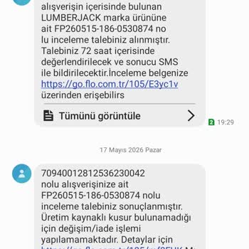 Lumberjack Su Geçirmez Bot Su Geçiriyor, 4200 TL Boşa Gitti