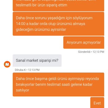 Migros Sanal Market’te Stok Hatası Nedeniyle Sipariş İptali Ve Mağduriyet