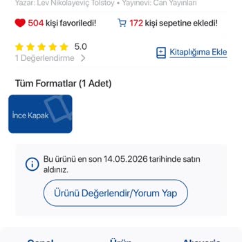 D&R Eksik Gönderilen 2. Cilt İçin Ücretsiz Kargo Ve Teslim Talebi