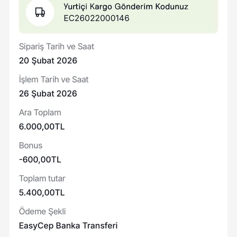 EasyCep’te Satışımın 5400 TL Ödemesi Üç Ay Boyunca Hesaba Yatırılmadı