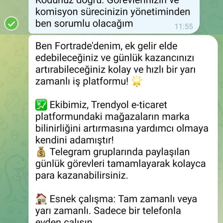 Telegram Üzerinden Sahte Fortrade Temsilcisi Kişisel Bilgi Çalınması