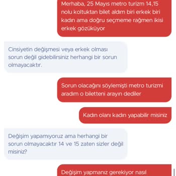 Obilet’te Cinsiyet Seçim Hatası Ve Müşteri Hizmetlerinin İlgisiz Tutumu