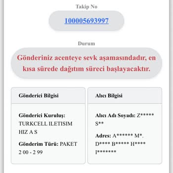 Kuryenet Teslimatında Sürekli Gecikme Ve Bilgi Eksikliği