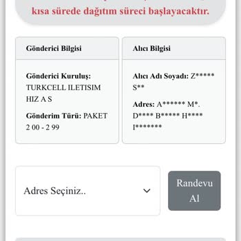 Kuryenet Teslimatında Sürekli Gecikme Ve Bilgi Eksikliği