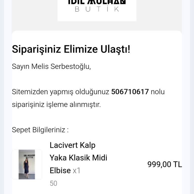 Siparişimin Gönderilmemesi Ve Ücret İadesi Talebi