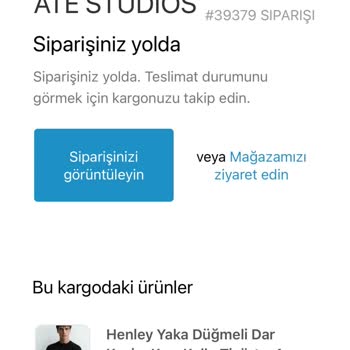 Ate Wear Siparişimde Kargo Takibi Yok Ve Cevap Gelmedi