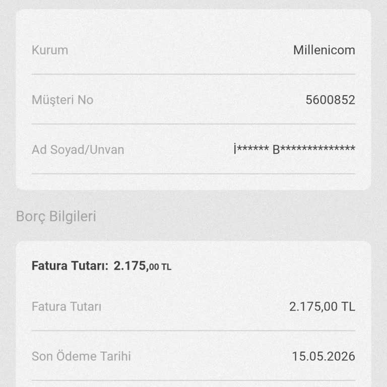 İade Edilen Cihaz İçin Kesilen Faturanın İptali Talebi