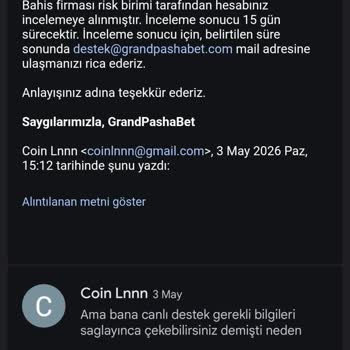 7.000 TL Bakiyemin Silinmesi Ve Açıklama Talebi