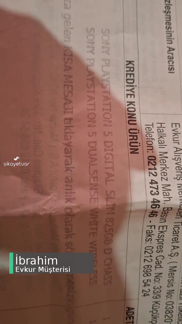 Evkur Gebze Şube Ürün 3 Günlük Ürün İptal Edilmemesi videonun kapak resmi