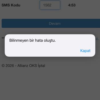 Allianz Sigorta’da Otomatik BES İptalinde Sistem Hatası