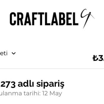 Craftlabel'dan Kargoya Verilmeyen Sipariş Ve İade Talebi