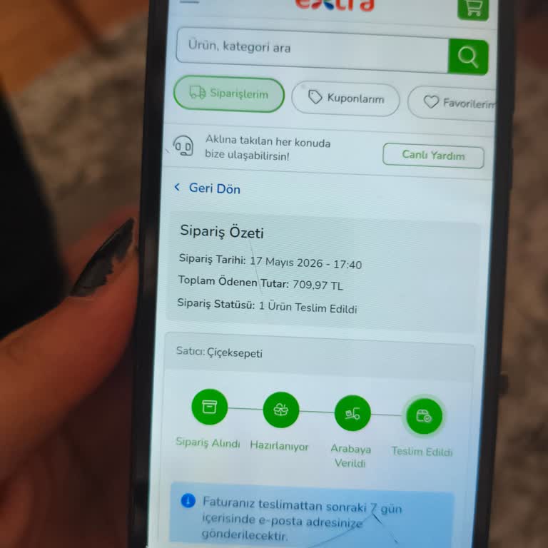 Çiçek Sepeti Teslim Edildiği Söylenen Sipariş Gelmedi, Doğum Günü Hediyesi Yok