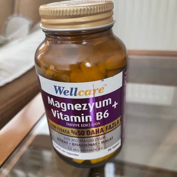 Wellcare Magnezyum + Vitamin B6 Ürünün Orijinalliği Şüpheli