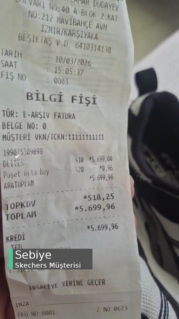 Skechers Ayakkabı Yırtıldı, 3 Ay Kullanamadım! videonun kapak resmi