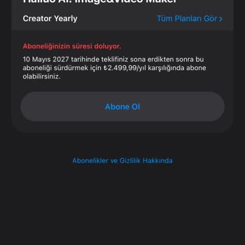 Hailuo Al Haksız Yere Çekilen 2000 TL