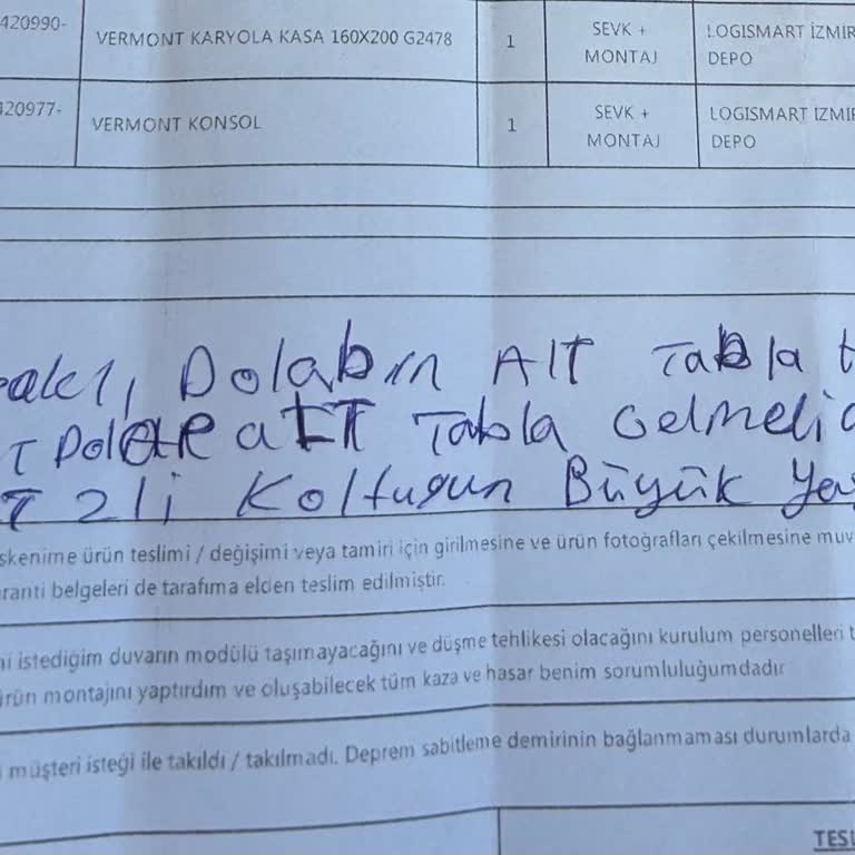 Doğtaş Çiğli Şubesinde Teslimat Gecikmesi, Eksik Ve Kırık Mobilyalar