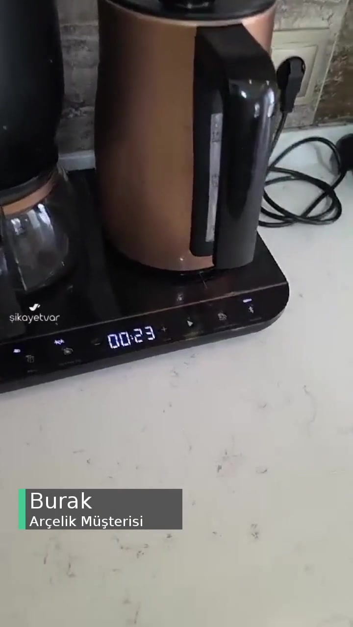 Arçelik Gurme Çay Makinesi Su Kaçırıyor videonun kapak resmi