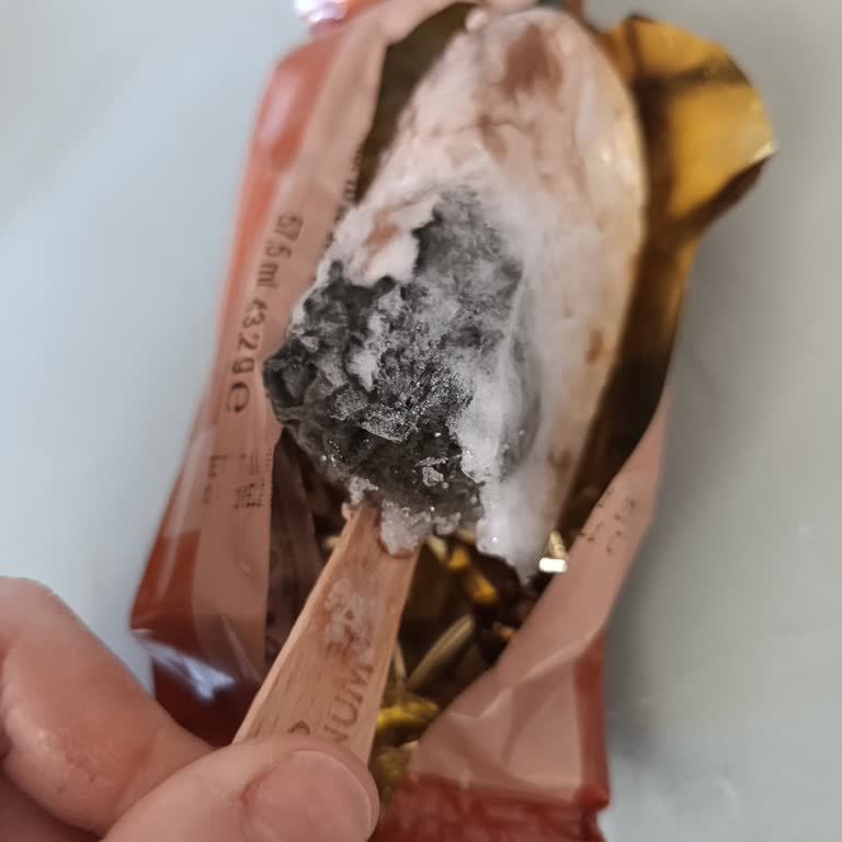 Küflü Magnum Dondurmasında Son Kullanma Tarihi 2027 Olmasına Rağmen Sağlık Endişesi