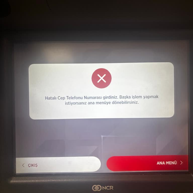 Ziraat Bankası ATM’lerinde TOKİ İade İşlemi Telefon Numarası Bulunamıyor Hatası