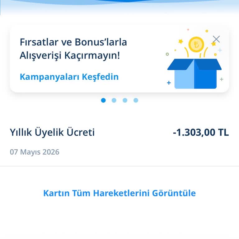 Denizbank’ın Yetkisiz 1.303 TL Kart Ücreti İadesi Reddedildi