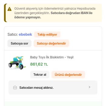 İlk Kullanımda Kırılan Bisiklet, Güvenlik Endişesi Ve Değişim Talebi