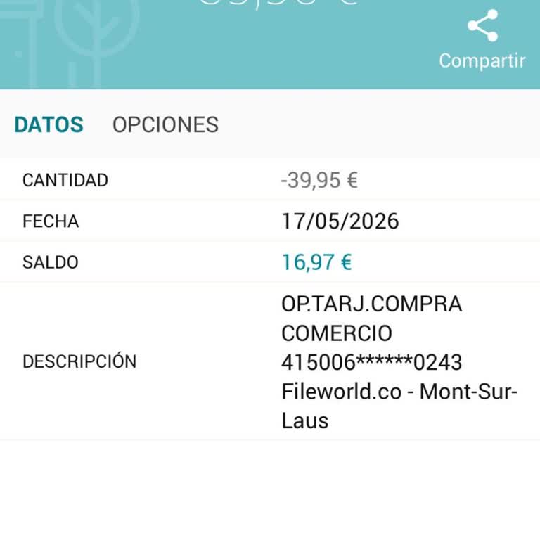 FileWorld cobra suscripción no autorizada y no devuelve el dinero, pido solución