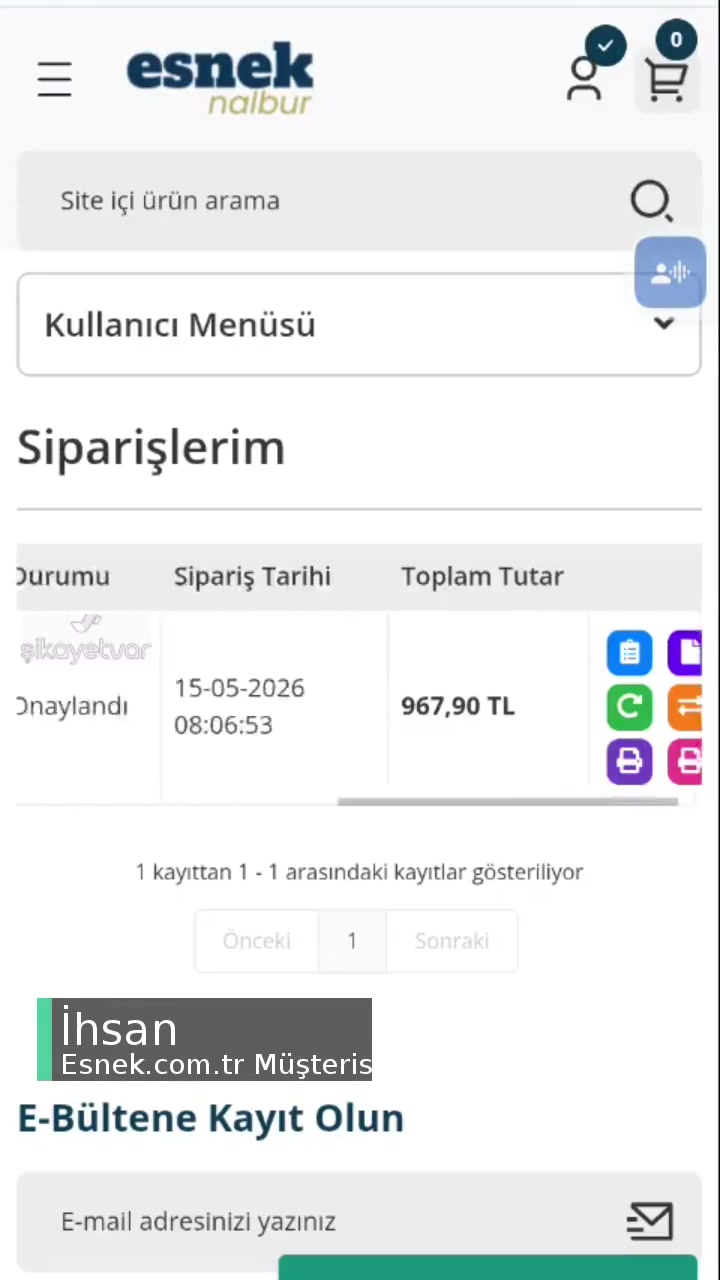 Esnek Nalbur'dan Ürün Aldım Gelmedi Hala İlgilenen De Yok! videonun kapak resmi