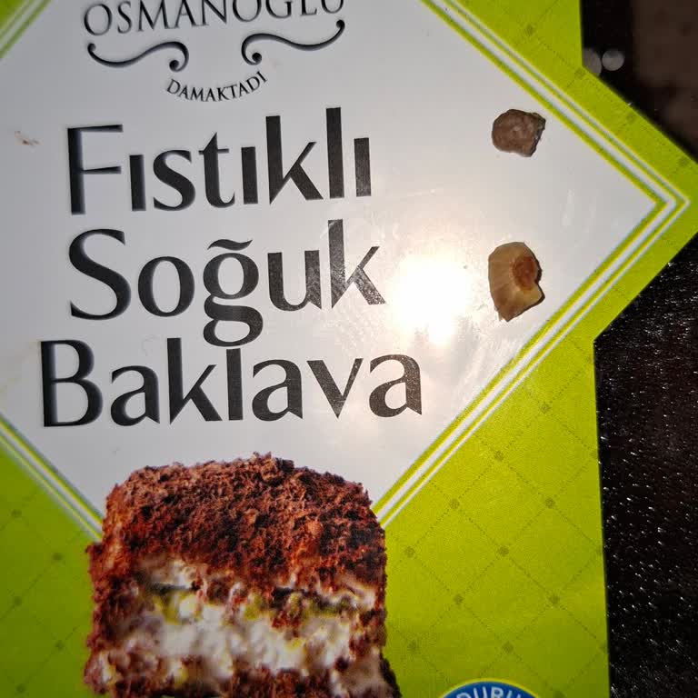 İğdır BİM Şubesinde Baklavada Taş Ve Fıstık Kabuğu Bulunması