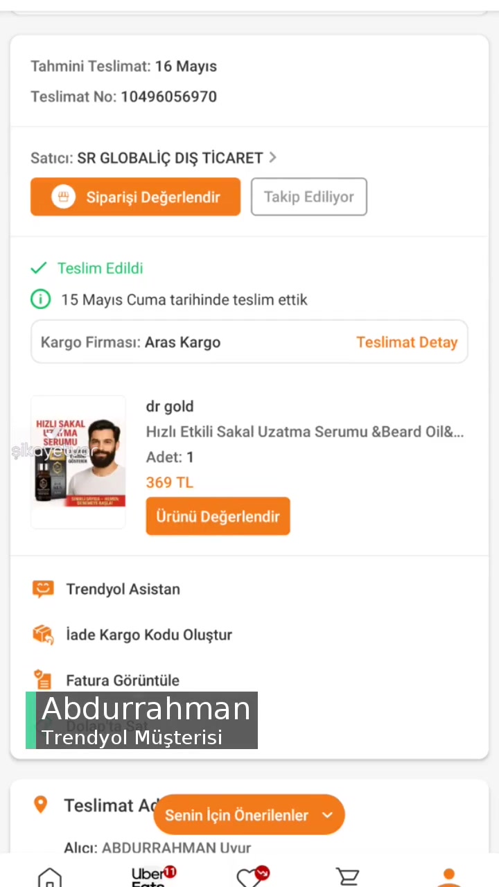 Trendyol Sakal Uzatma Serumu Hüsranı! videonun kapak resmi