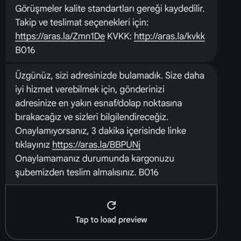 Kapıya Teslim Ücretine Rağmen Kargo Aşağı İndirildi
