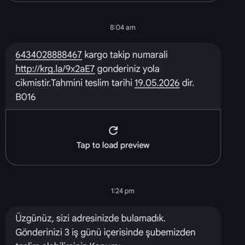 Kapıya Teslim Ücretine Rağmen Kargo Aşağı İndirildi