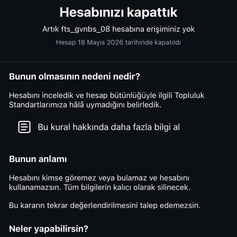 Uyarı Almadan Hesabım Kapatıldı: Haksız İşlem Ve Açıklama Talebi