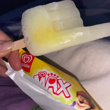 Algida Buz Parmak Dondurmasında Renk Solukluğu Ve Tat Bozukluğu