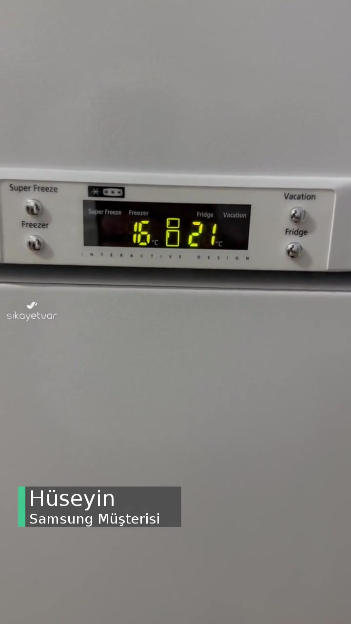 Samsung RT62UDEW Super Freeze İşareti videonun kapak resmi