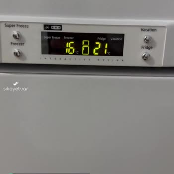 Samsung RT62UDEW Super Freeze İşareti