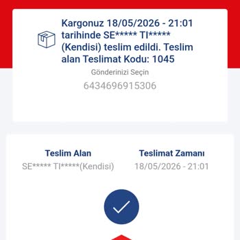 Aras Kargo'da Yanlış Ürün Gönderimi Ve Gönderen İletişim Bilgisi Olmadan Ödeme Dondurulması Talebi