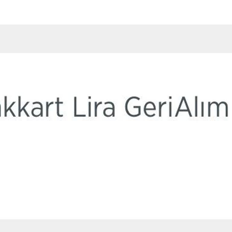 Bankkart Lira Haksız Silinmesi Ve Çözüm Talebi