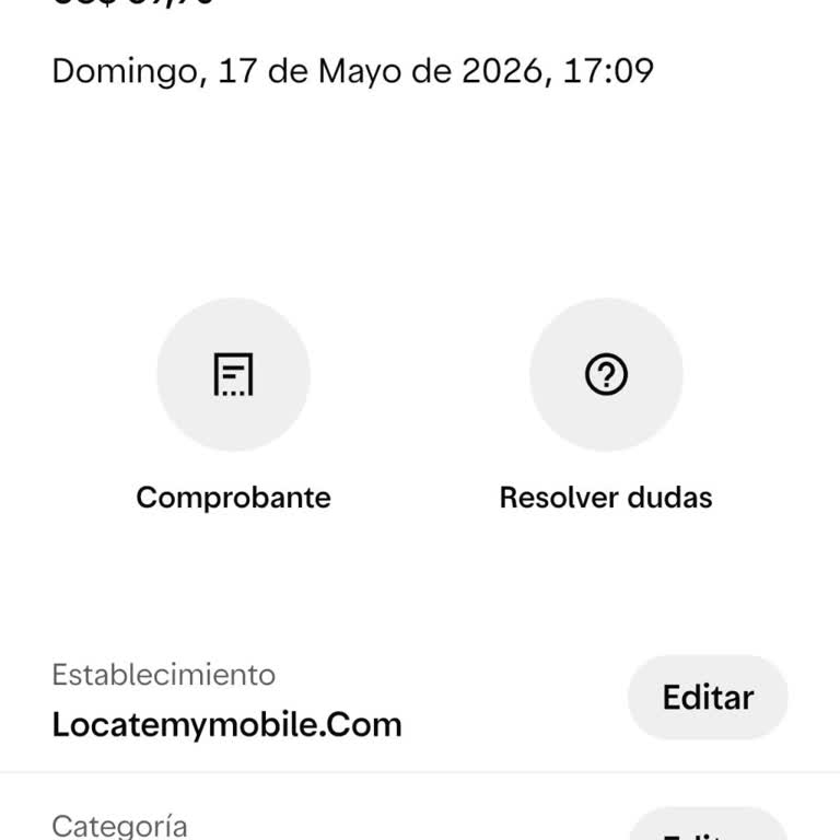 Cargo no autorizado de LocateMyMobile, solicito reembolso y cancelación