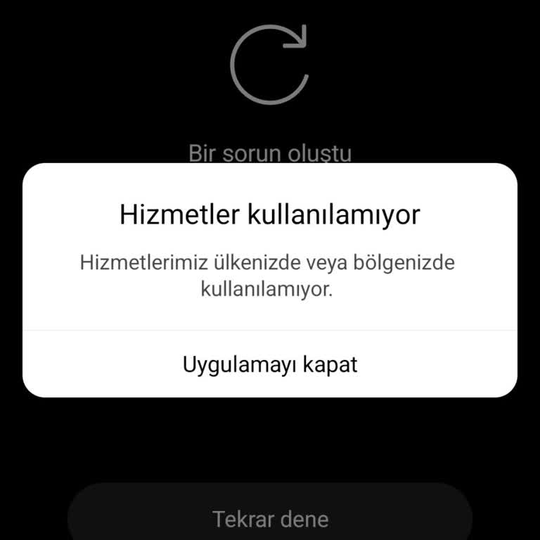 Bölge Kısıtlaması Nedeniyle TikTok Hesabım Kullanılamıyor