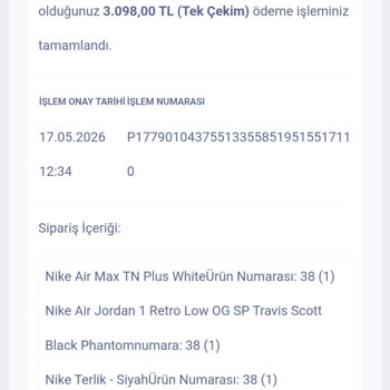 Bygwear Ödeme Alındı, Sipariş Onayı Gelmedi Ve Firmaya Ulaşılamıyor